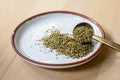 Organic cut oregano.