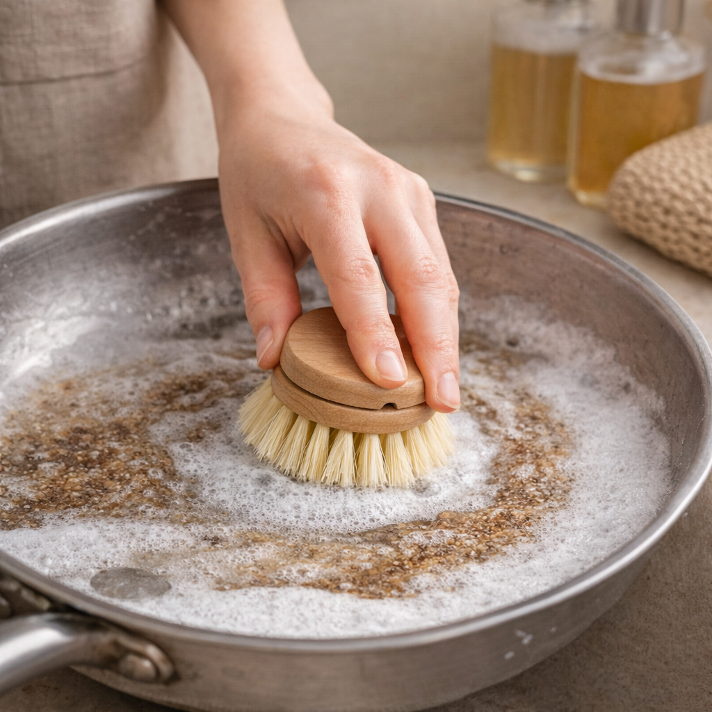 Eco-Friendly Dish Brush Refill – Natural Agave Fibers & FSC® Beech Wood
