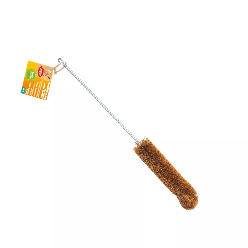 Coconut Bottle Brush 25 cm – Durable, Non-Scratch Cleaning for Bottles & Containers