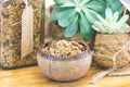 Homemade Granola with Nuts, Seeds and Berries
