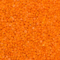 Close up of Red Split Lentils Organic