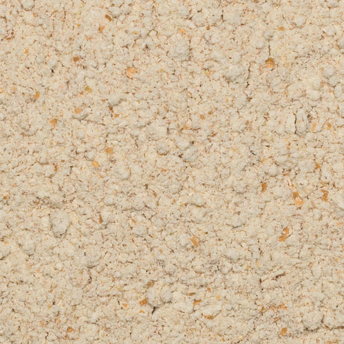 close up of spelt flour organic