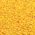 Close up of Yellow Split Lentils Organic